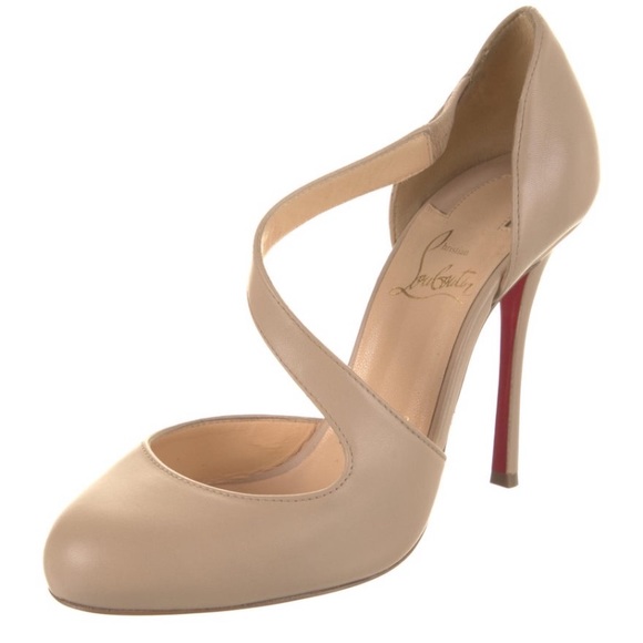 🛑 SOLD 🛑 Christian Louboutin Decalcoco 100mm Leather D’Orsay Pumps w/ Tags - Picture 2 of 5